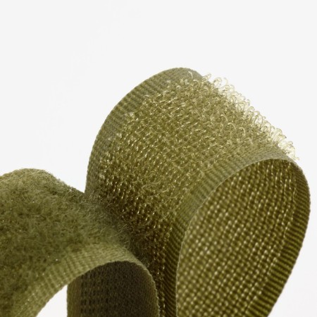 Velcro, 20 mm × 25 ± 1 m, khaki color-4