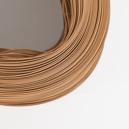 Artificial rattan 6 mm 500 m wave (beige)-1