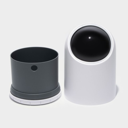 Garbage bucket Savanna desktop, 2 l, white color-5