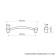 PC174BL handle, m/o 128 mm, black color
