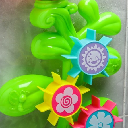 A set of bath toys "Flower - Mill", with a watering can-2