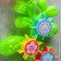 A set of bath toys "Flower - Mill", with a watering can