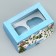 Folding box with bilateral application of the “snowy New Year”, 16 x 10 x 10 cm, New Year