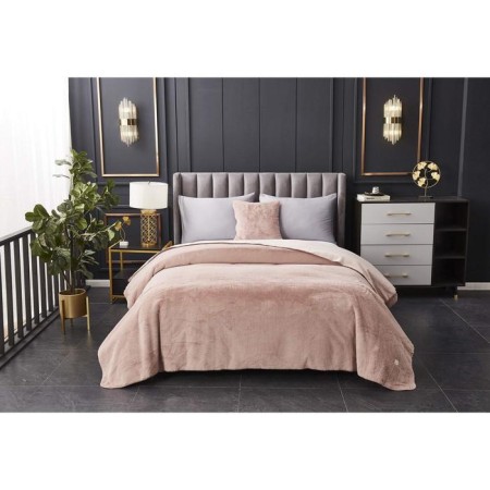 Antoine bedspread, size 160x220 cm, powder color