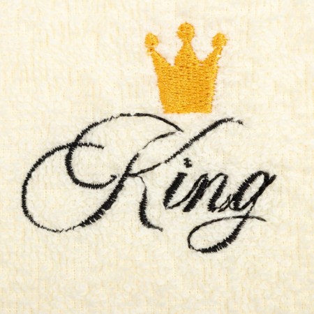 Набор полотенец "Queen & King" 35х50 см-2 шт, 100% хлопок, 350 г/м2-4