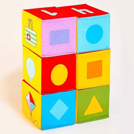 A set of soft cubes "Three cats. Mathematics"-2