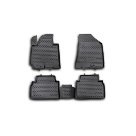 Rugs in the cabin Kia Sportage, 2010-2016, 4 pcs. (polyurethane)