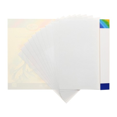 A4 watercolor paper 10 sheets, 200 g/m2, "classical" gamma, in the folder, 180523_a420010-4