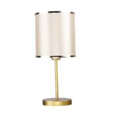 Лампа настольная ЭкономСвет 15013/1T GD SM, 1х60Вт, E27, 40х20х20 см, цвет золотой