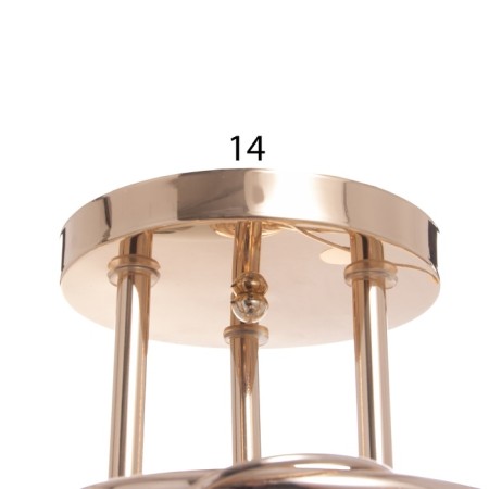 Boni chandelier 3x40W E27 Gold Model: 2638718-5