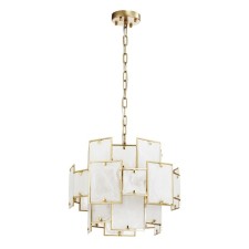 Suspended chandelier Arte Lamp Theemin A4068LM-7SG, E14, 7x40 W, 45x45x36 cm, golden