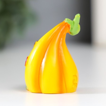 Souvenir Polystone "House - Pumpkin" 5.5x4.3x3.7 cm-2