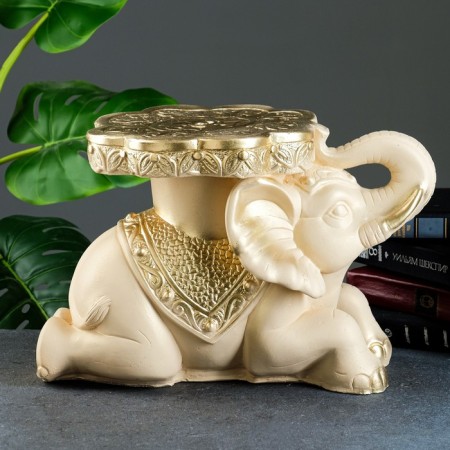 Figure - stand "Elephant" elephant bone, 26x42x22cm-1