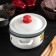 Pan, 1.5 l, enameled cover, induction, mix decor, white color