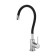 Santek and Tesio kitchen mixer, flexible surge, chrome