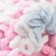 Yarn "Puffy fine color" 100% micropoliester 14.5m/100g (5945 Bel-SER-ROZ)