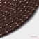 Serving napkin on the table “Shine”, d = 38 cm, brown color