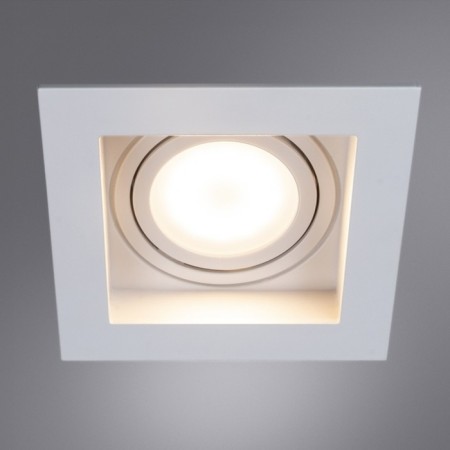 Pointed-built Lamp Simplex A6662PL-1wh, GU10, 10 W, 10.2x10.2x4.2 cm, white-1