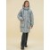 Coat for girls, height 110 cm, gray color