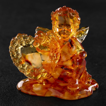 Souvenir "Angel", with a frame for a photo, amber