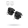 Handcuffs Pecado BDSM, 2 cross straps, original coupling, genuine leather