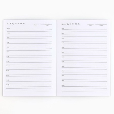 Diary in the thin cover A5, 72 sheets of "chamomile"-2