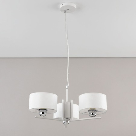Suspended chandelier Citilux "Tilda" CL469130, 55x55x30 cm, 3x75W, E27, white color-8
