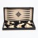 Board game 3B1: chess, checkers, backgammon 40x40 cm, king h = 10 cm