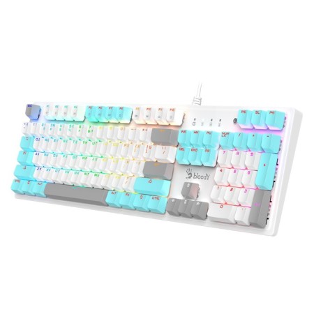 Keyboard A4Tech Bloody S510N Mechanical White USB for Gamer Led (S510N (ICY White))-2