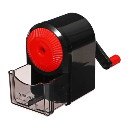 Mechanical griller Brauberg Ultra, fastening to the table, black body with red-1