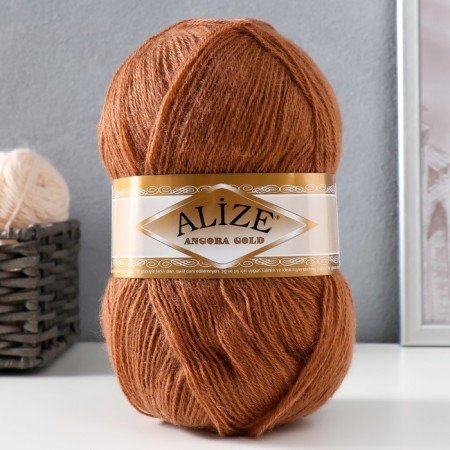 Yarn "Angora Gold" 20% wool, 80% acrylic 550m/100g (466)