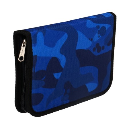 Penal 1 section, 135 x 205 x 30 mm, textile, Erich Krause Sea Camo, Blue, 52552-2