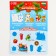 New Year's set for creativity. Application by foil "New Year! Santa Claus with a fox "