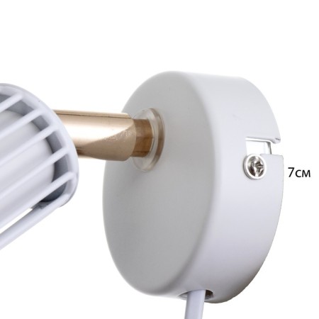 Bra with a switch on the wire "Bianca" E14 40W white 17x11x17cm-7