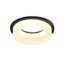 Lamp built -in spot Ambrella Techno Spot Acrylic Frost TN1303, GU5.3, Black color, white matte