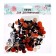 Screw eyes with plugs, "sparkles" set 48 pcs, size 1 pcs: 1.2 cm, brown color