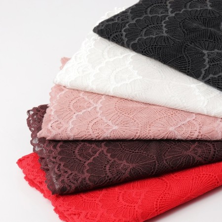 Lace elastic fabric, 180 mm × 2.7 ± 0.5 m, graphite color-3
