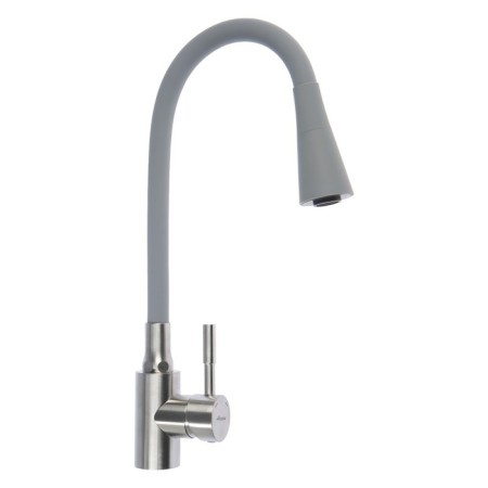 Accoona A9890T-3 kitchen mixer, single-leaf, flexible spout, 2 modes, gray