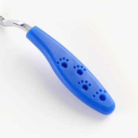 Comb "paws" curved, 10.5 x 15 cm, blue-3