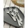 A stainless steel table for a stainless steel of Sofia, length 18.8 cm, thickness 2 mm