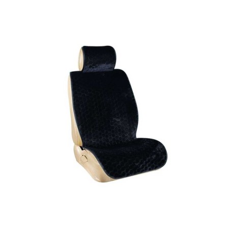 Skyway Arctic seats, artificial fur, muton, set 2 objects, black, s03001027