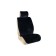 Skyway Arctic seats, artificial fur, muton, set 2 objects, black, s03001027