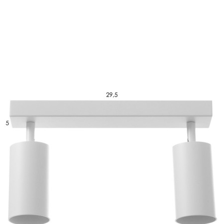 STAS "ETNES" 2xgu10 white 29.5x6.5x16.5 cm-4
