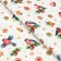 Paper packaging glossy bilateral "bullfinch", 70 x 100 cm
