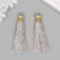 Decor for creativity Textile "Brush. Olivia" Gray set 2 pcs 8x1.2 cm