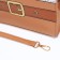 Female bag, lightning tout, brown color
