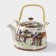 Keramic teapot with a metal sieve "Park", 900 ml