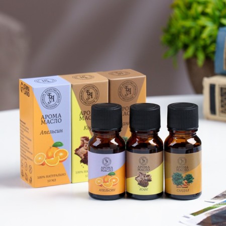 Essential oil "Orange, coffee, sandalwood", 10 ml, "Wealth of aroma",