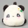 Soft toy "Panda" with a flower, 20 cm