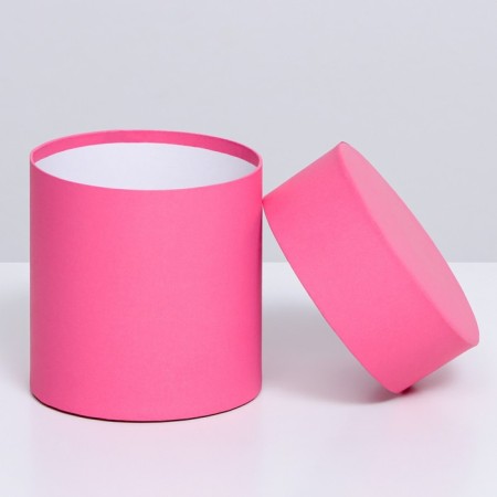Pink hat box, 10 x 10 cm-4